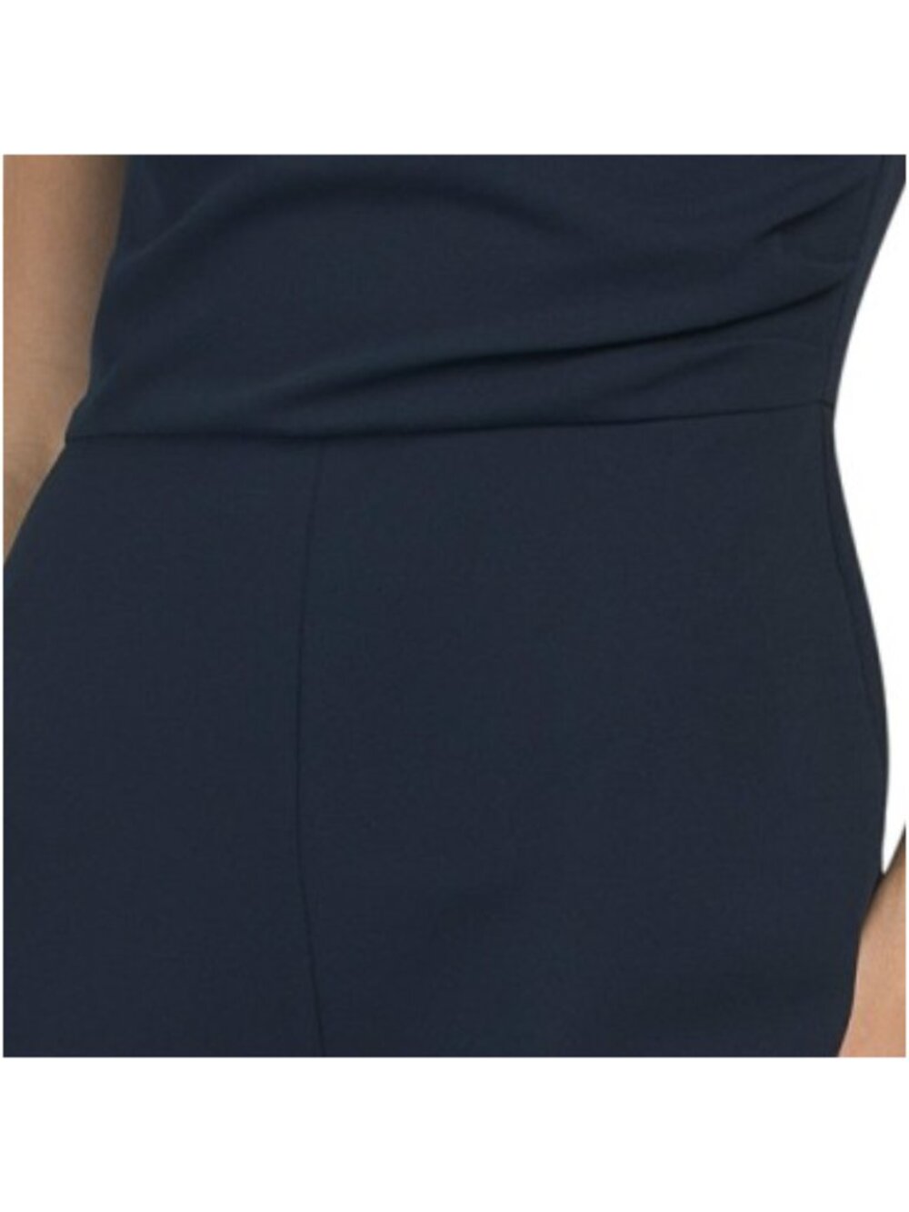 MAGGY LONDON Cap Sleeve Ruched Jumpsuit - Picture 4 of 4